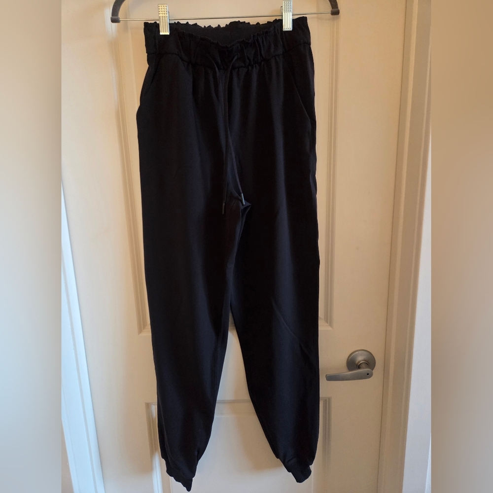 Lululemon High Rise Black Joggers